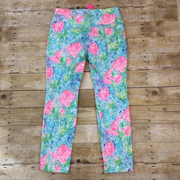 NWT Lilly Pulitzer Bohemian Queen Kelly Pants - Picture 5 of 6